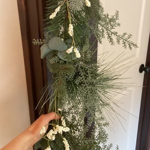 Studio McGee eucalyptus Christmas garland